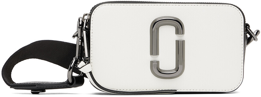

Черно-белая сумка через плечо The Snapshot Marc Jacobs