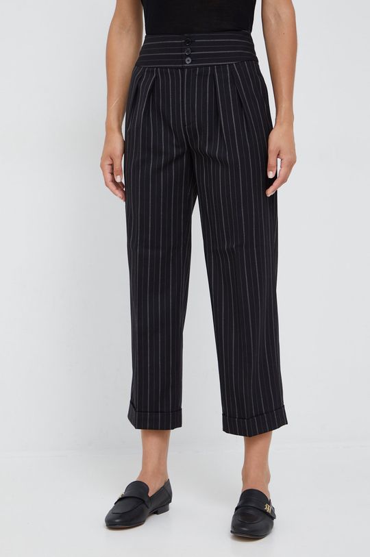 Шерстяные брюки Lauren Ralph Lauren, черный лорен грофф аббатиса