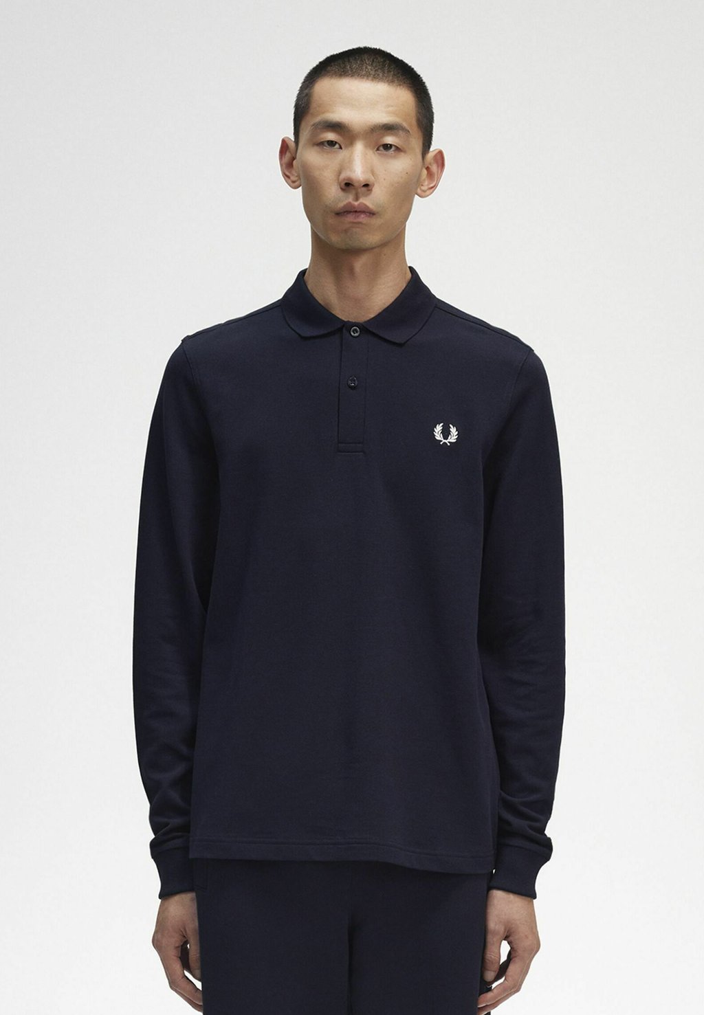 

Поло PLAIN Fred Perry, темно-синий