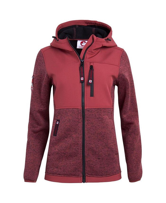 

Женская легкая флисовая куртка Canada Weather Gear, красный