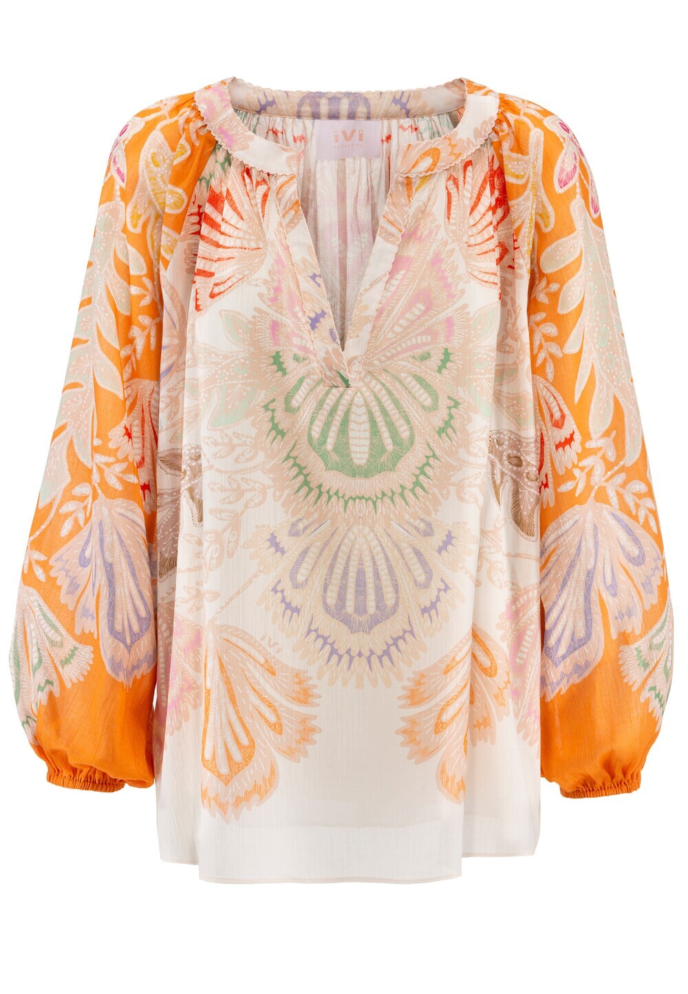 

Блузка IVI collection Bloom, апельсин