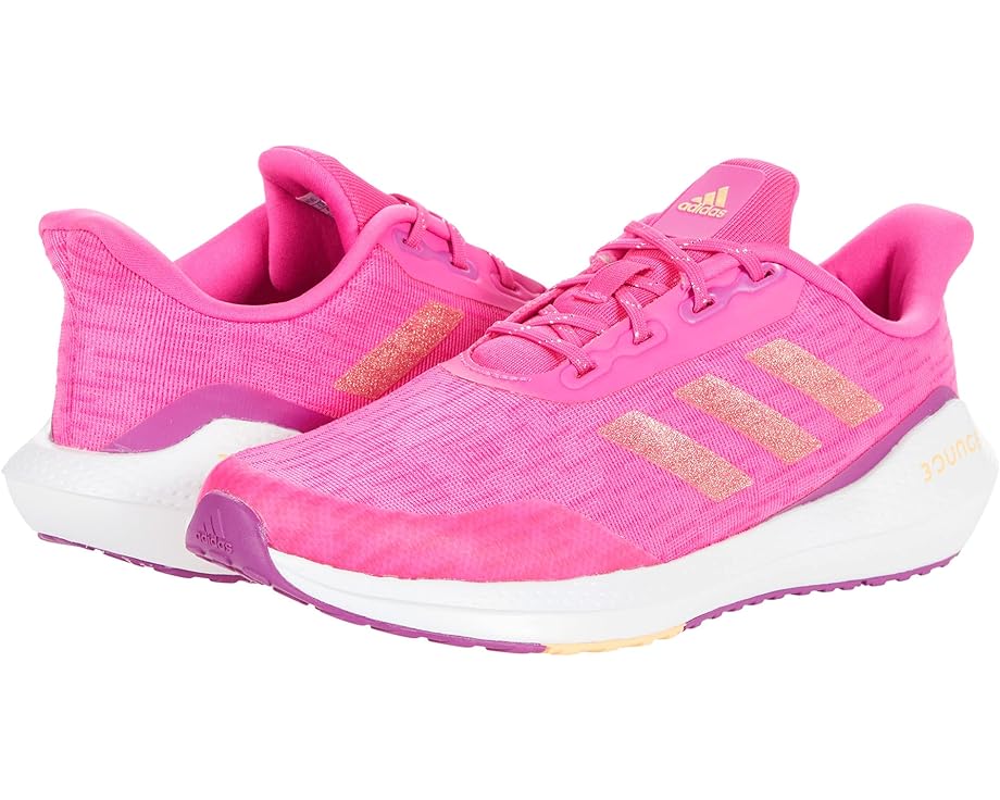 Кроссовки Adidas EQ21 Run, цвет Shock Pink/Acid Orange/Sonic Fuchsia
