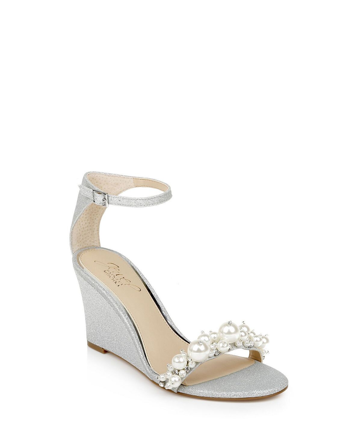

Женские вечерние босоножки на танкетке Laurence Jewel Badgley Mischka