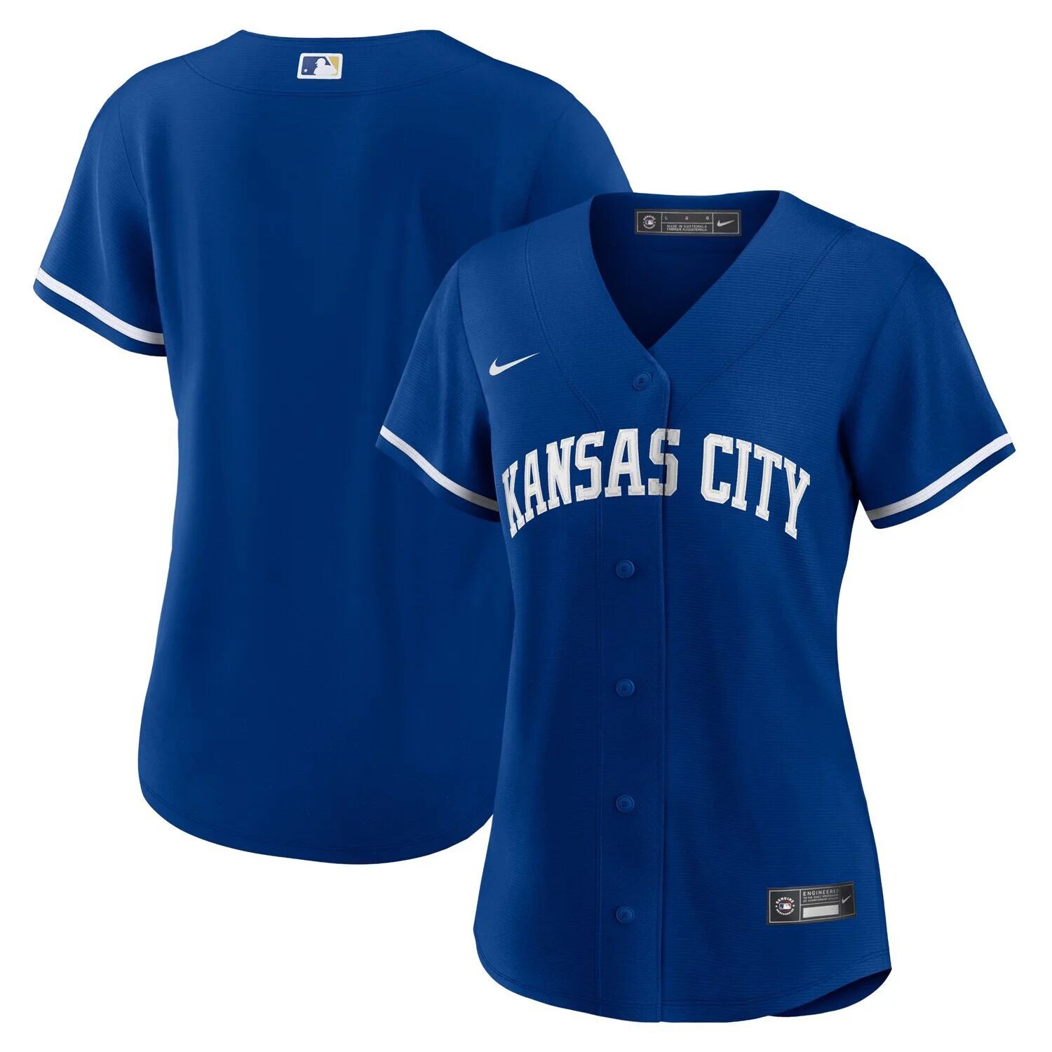 

Женский джерси Nike Royal Kansas City Royals с альтернативной копией логотипа команды Nike