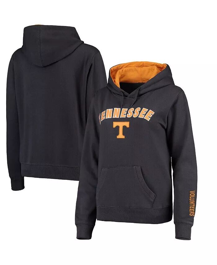 

Женский темно-серый пуловер с капюшоном Tennessee Volunteers Arch and Logo 1 Colosseum, серый