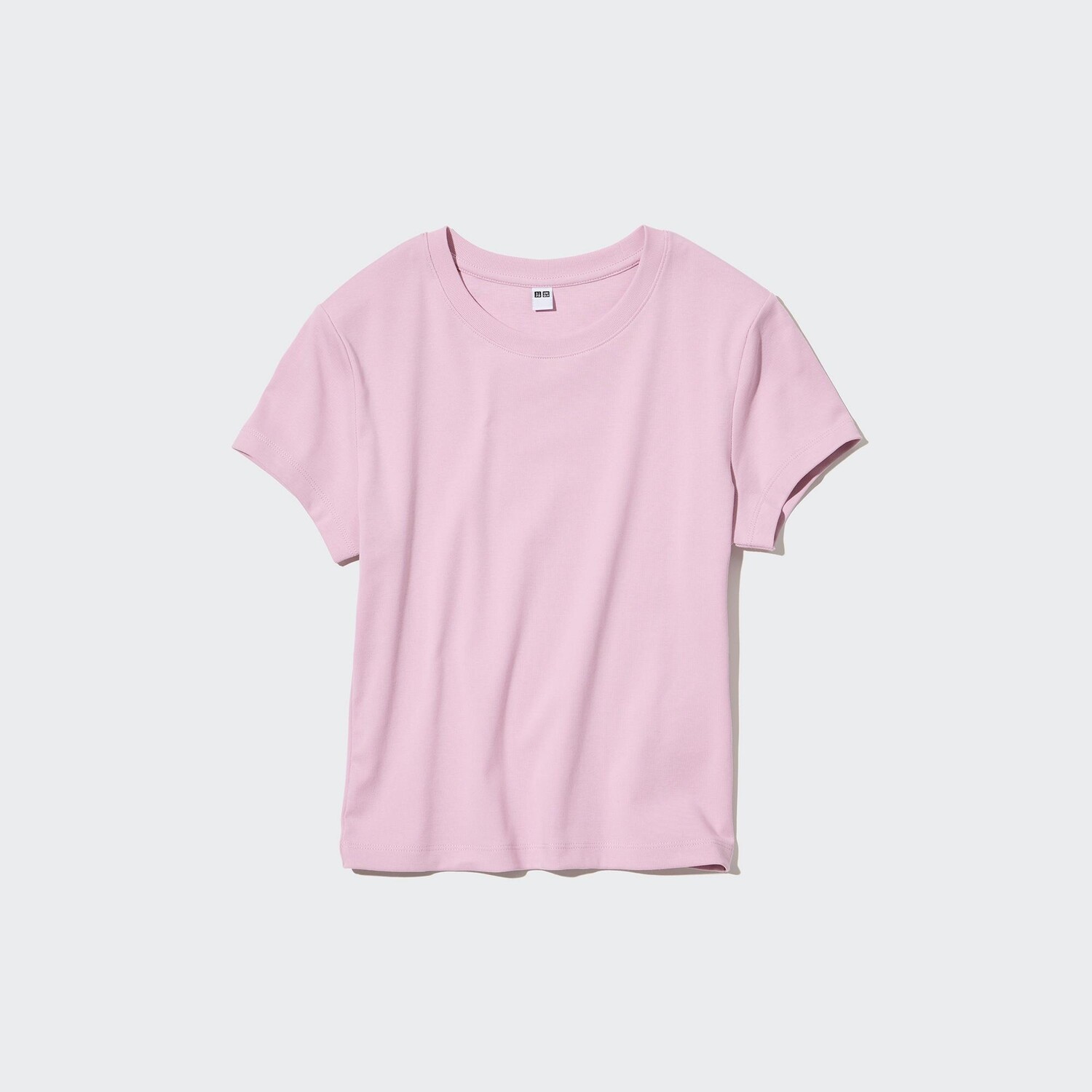 

Футболка-мини Uniqlo с короткими рукавами, розовый