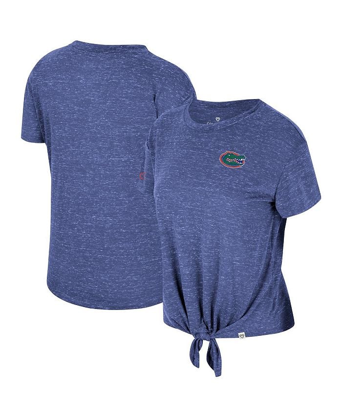 

Женская футболка Royal Distressed Florida Gators Finalists с завязкой спереди Colosseum, синий