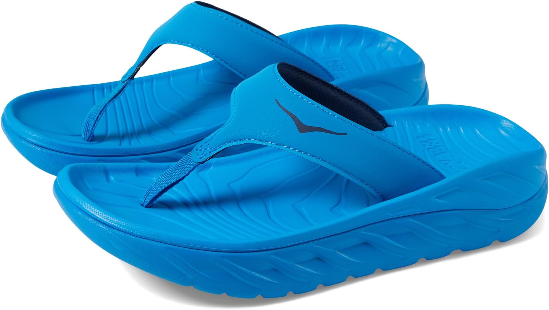 кроссовки ora recovery flip slide diva blue outer space синий Шлепанцы Ora Recovery Flip Hoka, цвет Diva Blue/Outer Space