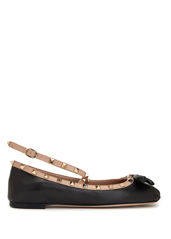 

Черные кожаные балетки Valentino Garavani