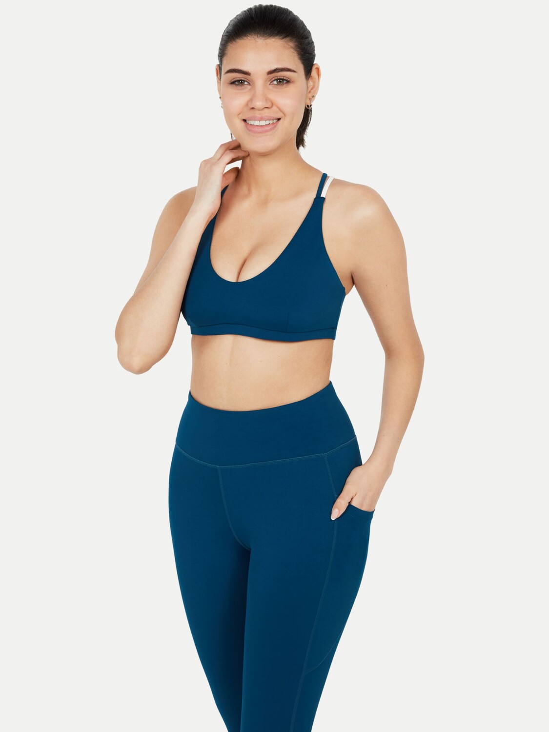 

Спортивный бюстгальтер Pocket Sport Claude Plain, морской цвет