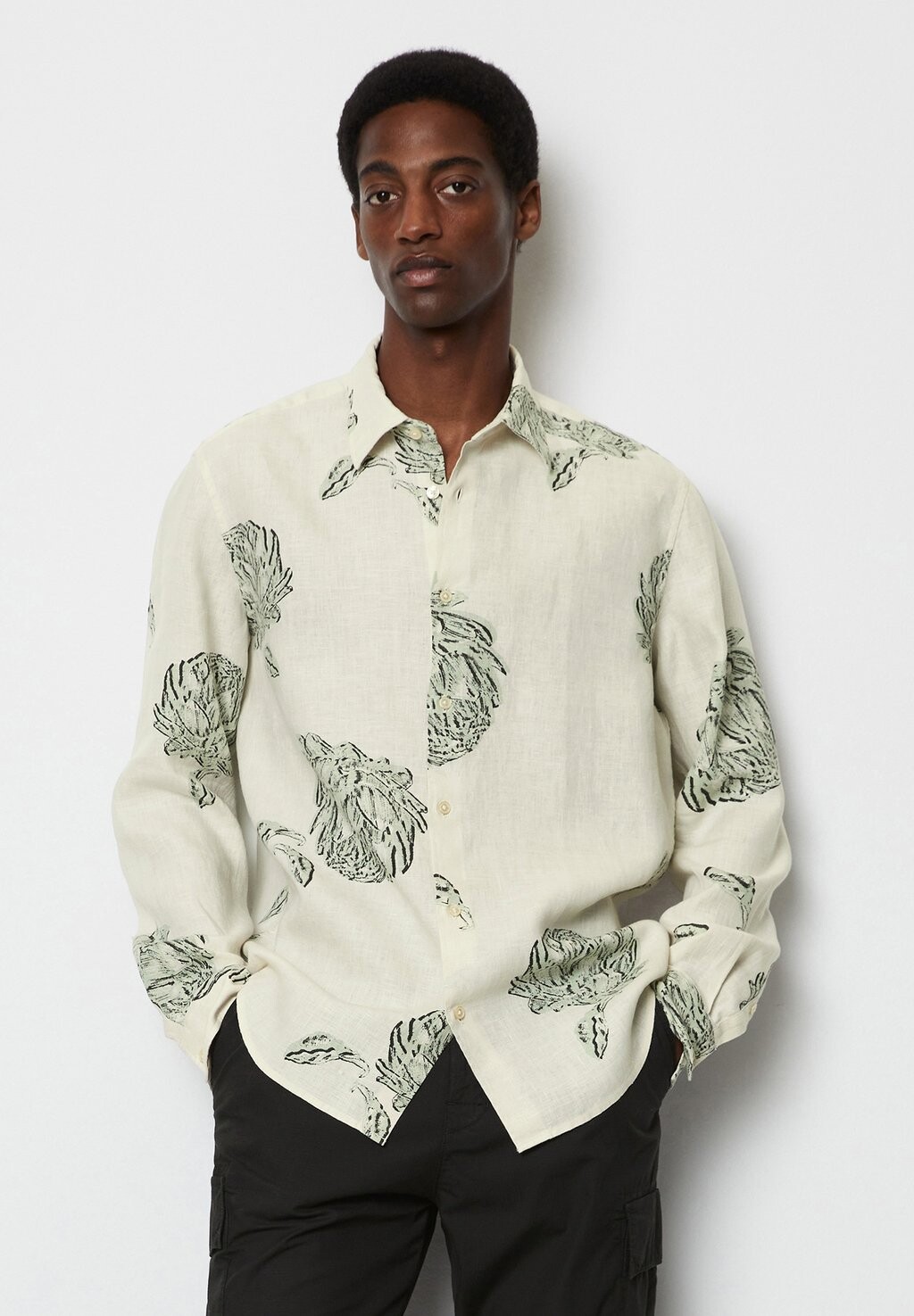 

Рубашка Marc O'Polo, цвет multi linen white