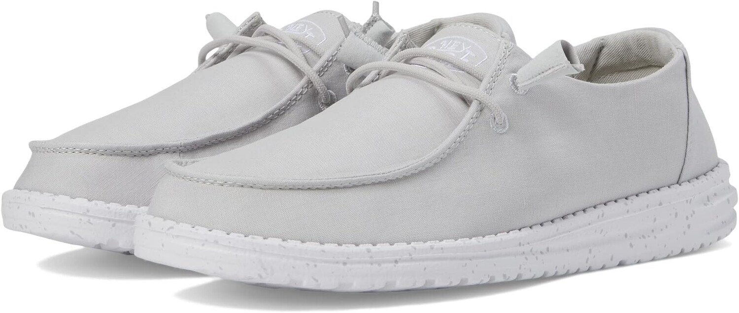

Кроссовки Wendy Slub Canvas Slip-On Casual Shoes Hey Dude, светло-серый