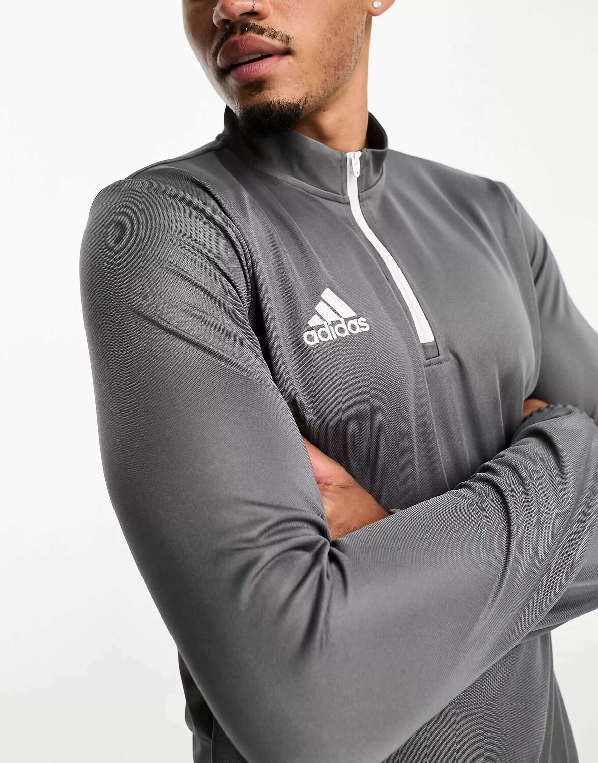 

Серый свитшот на молнии adidas Football Entrada adidas performance
