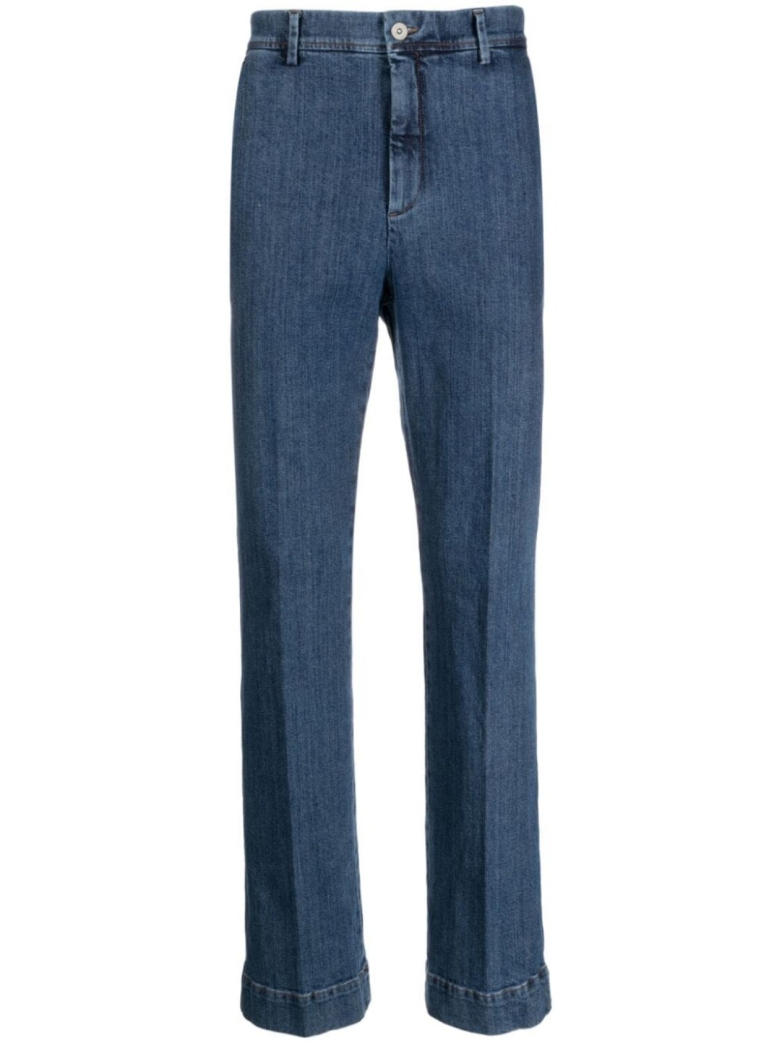 

Barena mid-rise straight-leg jeans, синий