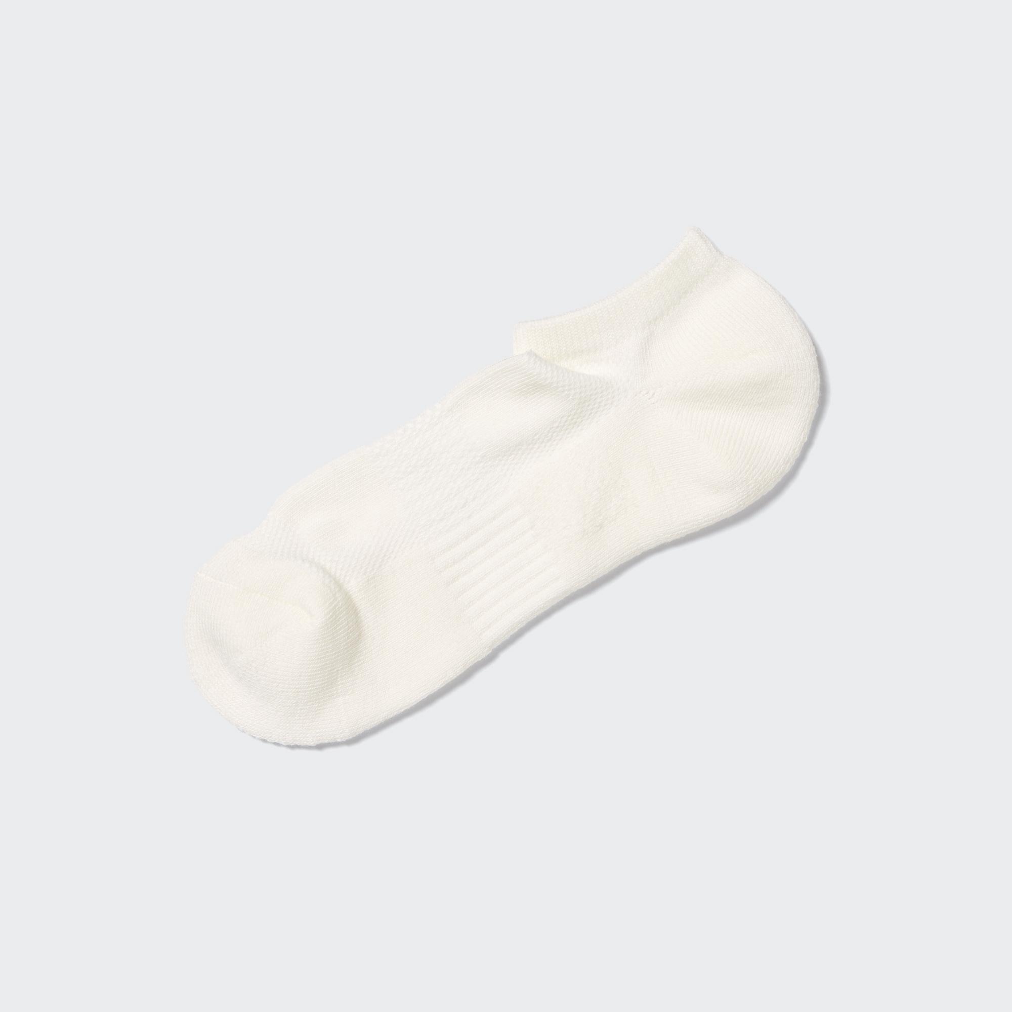 Короткие носки из ворсовой сетки UNIQLO, белый