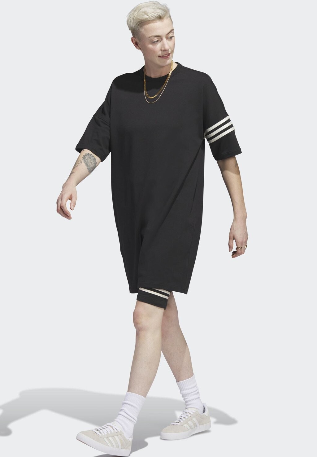 

Платье из джерси adidas Originals, черный