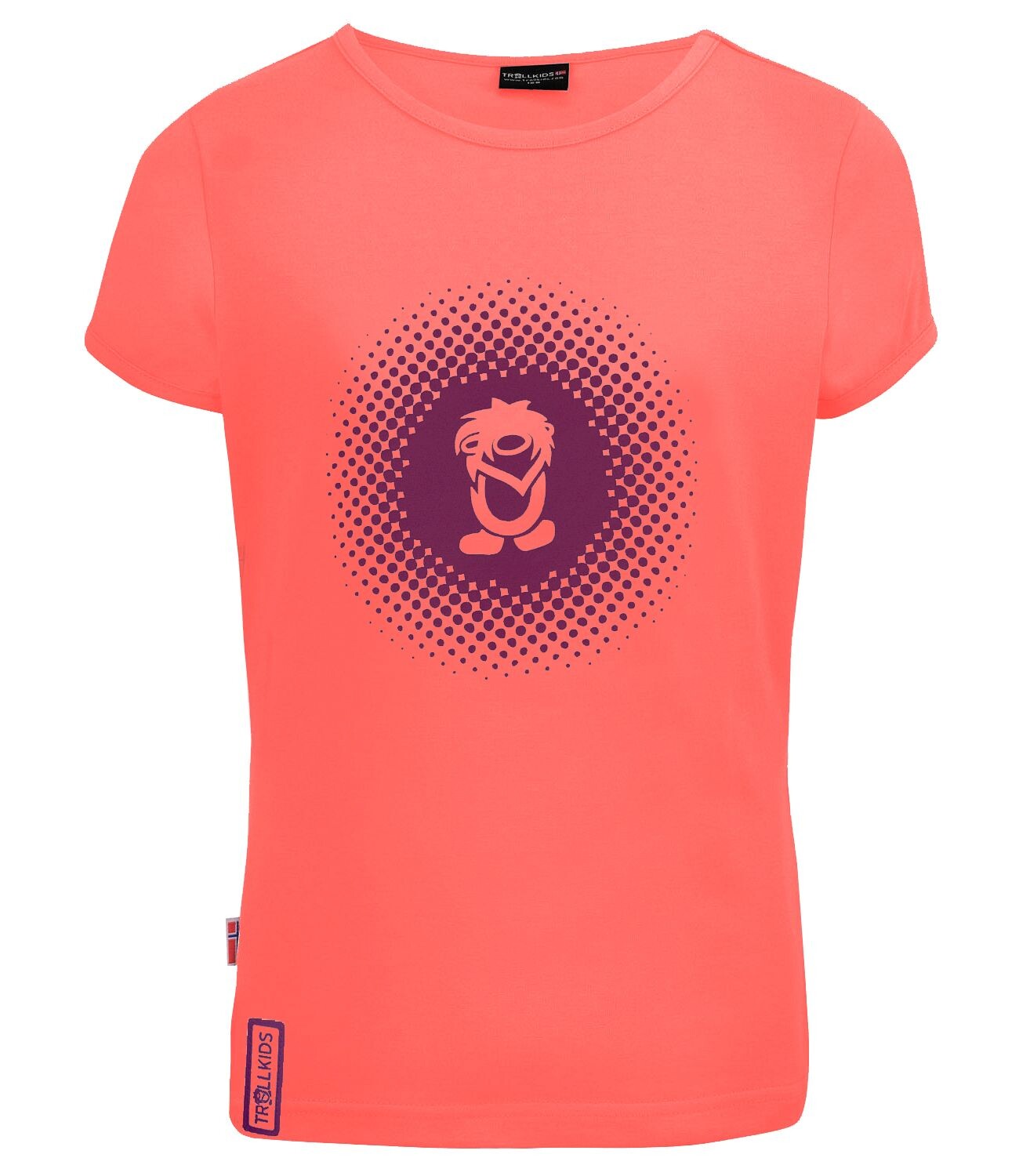 

Толстовка Trollkids T Shirt Logo, цвет Pfirsich/Maulbeere