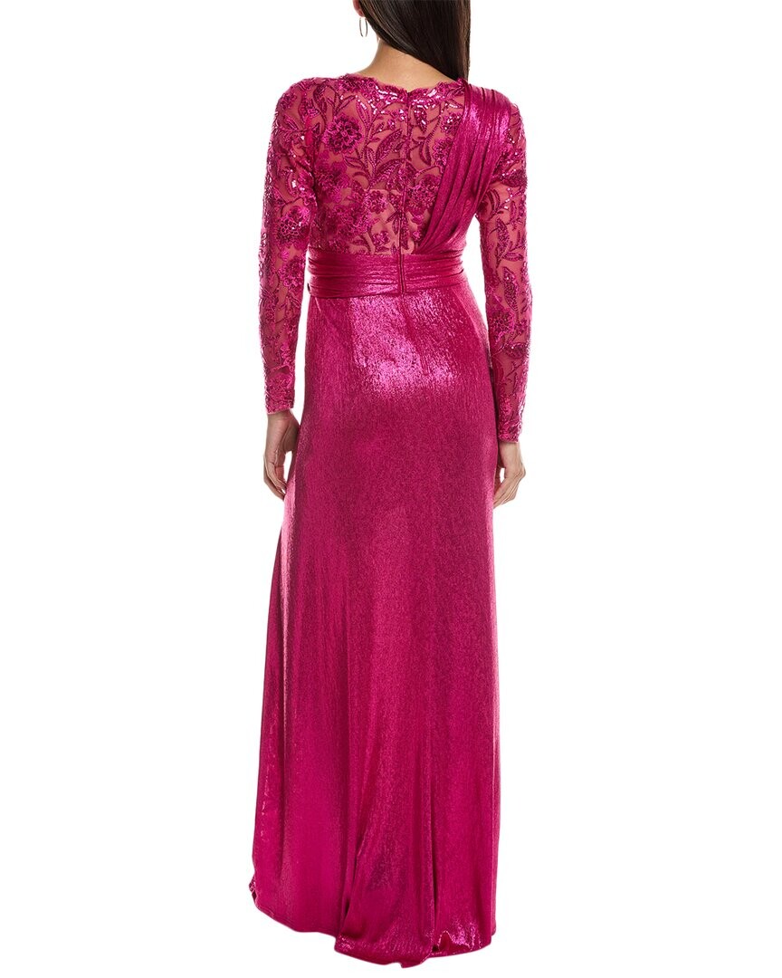 

Драпированное платье Tadashi Shoji, розовый