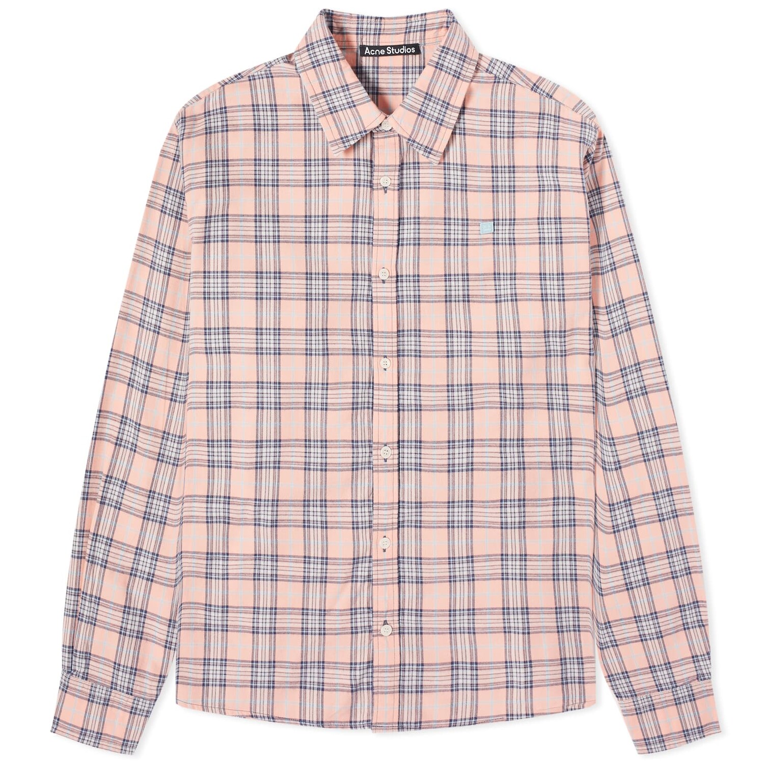 

Рубашка Acne Studios Sarlie Dry Flannel Check, цвет Pink & Blue