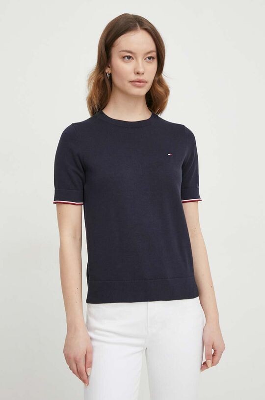 

Хлопковый свитер Tommy Hilfiger, темно-синий