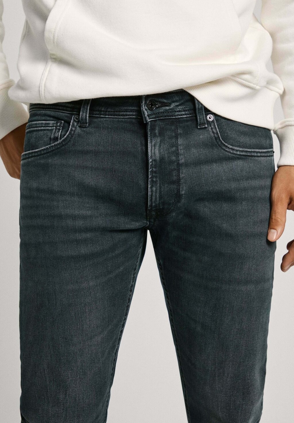 

Джинсы узкого кроя Pepe Jeans, синий деним
