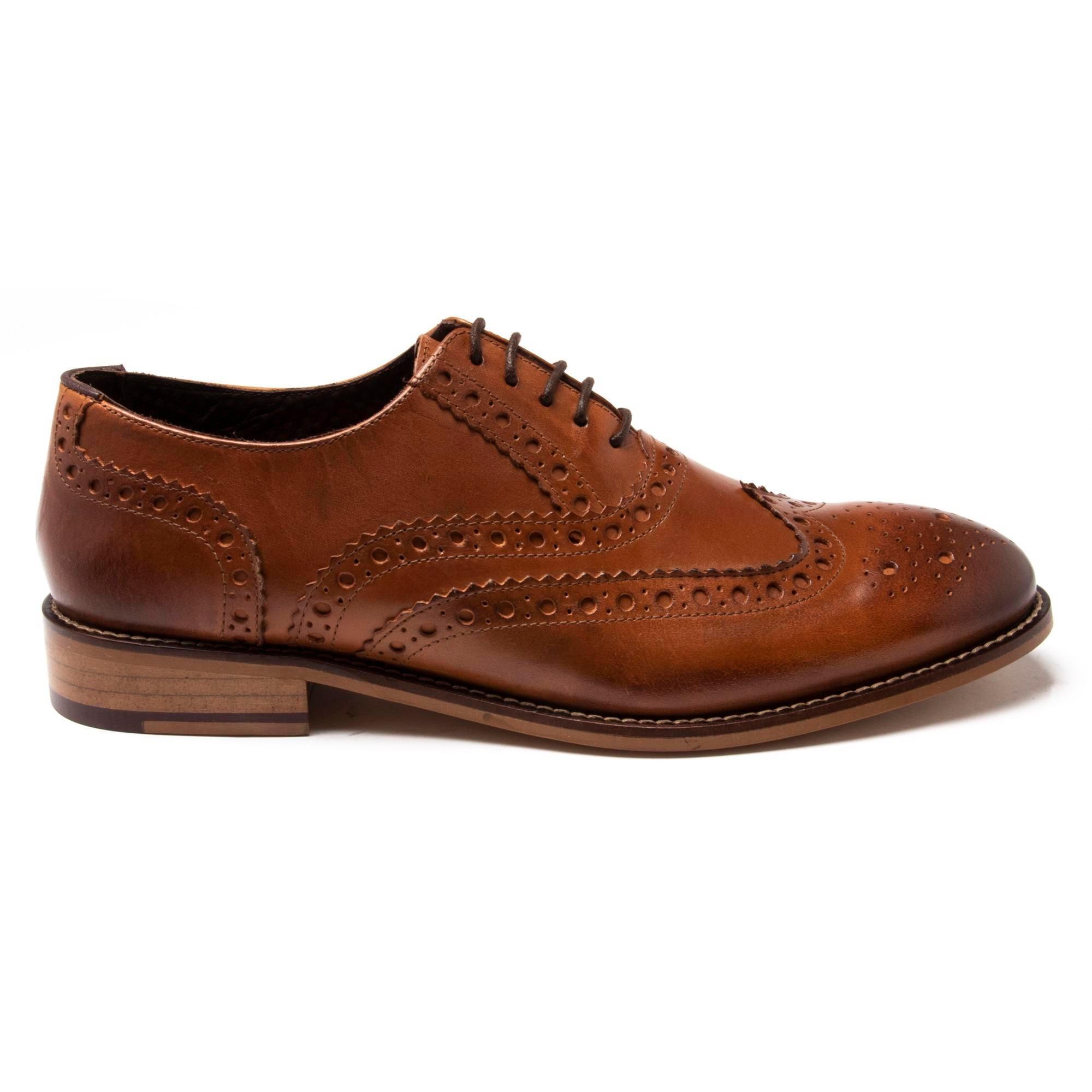 Туфли-броги в стиле Гэтсби LONDON BROGUES, коричневый
