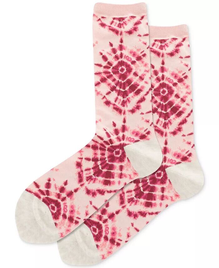 

Женские носки с принтом тай-дай Hot Sox, розовый