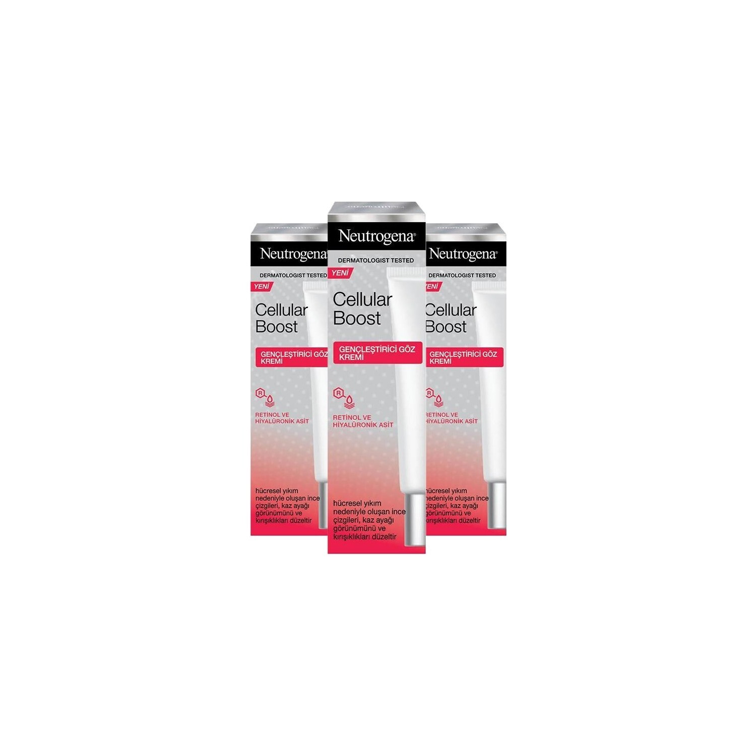 

Подтягивающий крем для кожи вокруг глаз Neutrogena Cellular Boost, 15 мл x 3