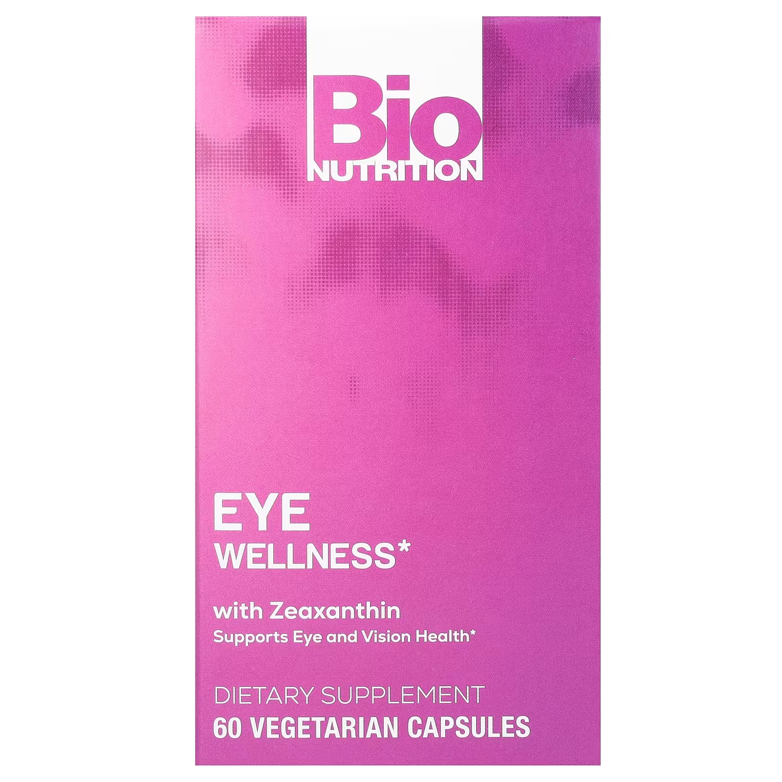 Пищевая добавка Bio Nutrition Eye Wellness с зеаксантином, 60 вегетарианских капсул universal nutrition animal flex комплексная добавка для поддержания здоровья суставов 44 пакетика