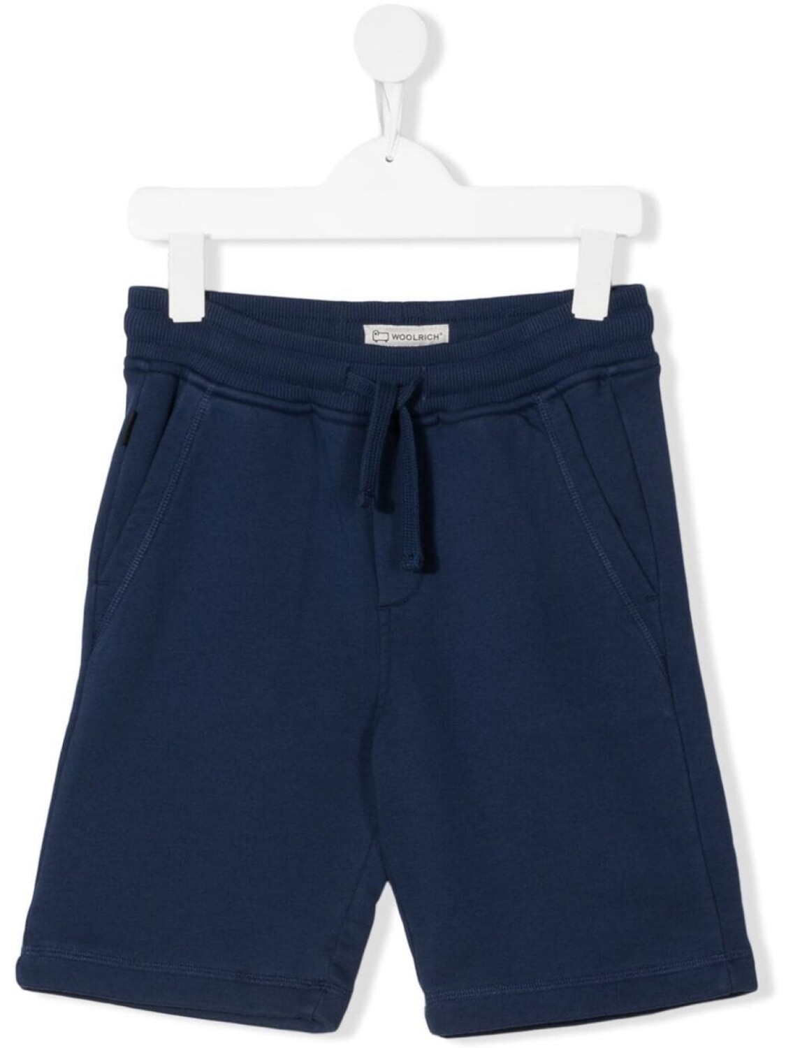 

Woolrich Kids спортивные шорты с кулиской, синий
