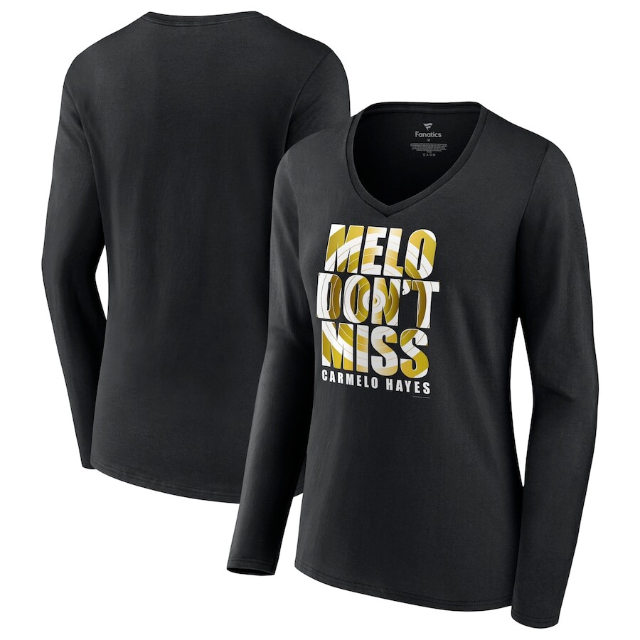 

Футболка с длинным рукавом Fanatics Branded Carmelo Hayes, черный