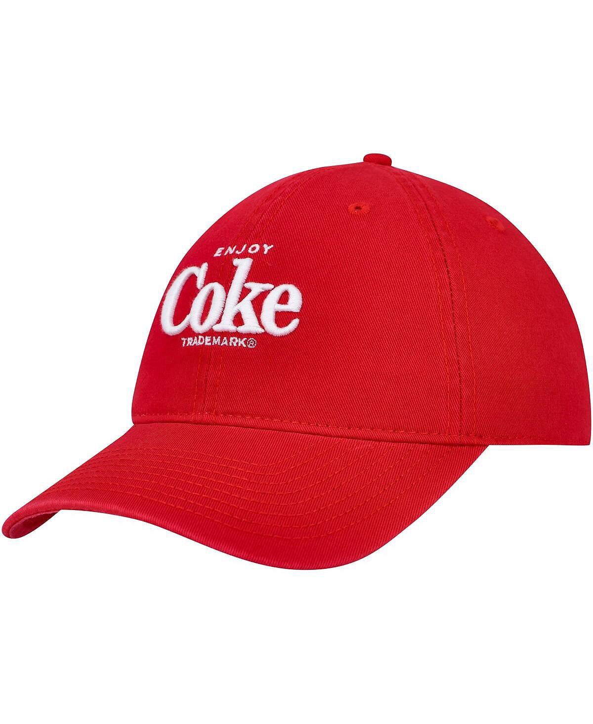 Мужская красная регулируемая кепка Coca-Cola Ballpark American Needle стропа beal tubular 16mm american type 100m red