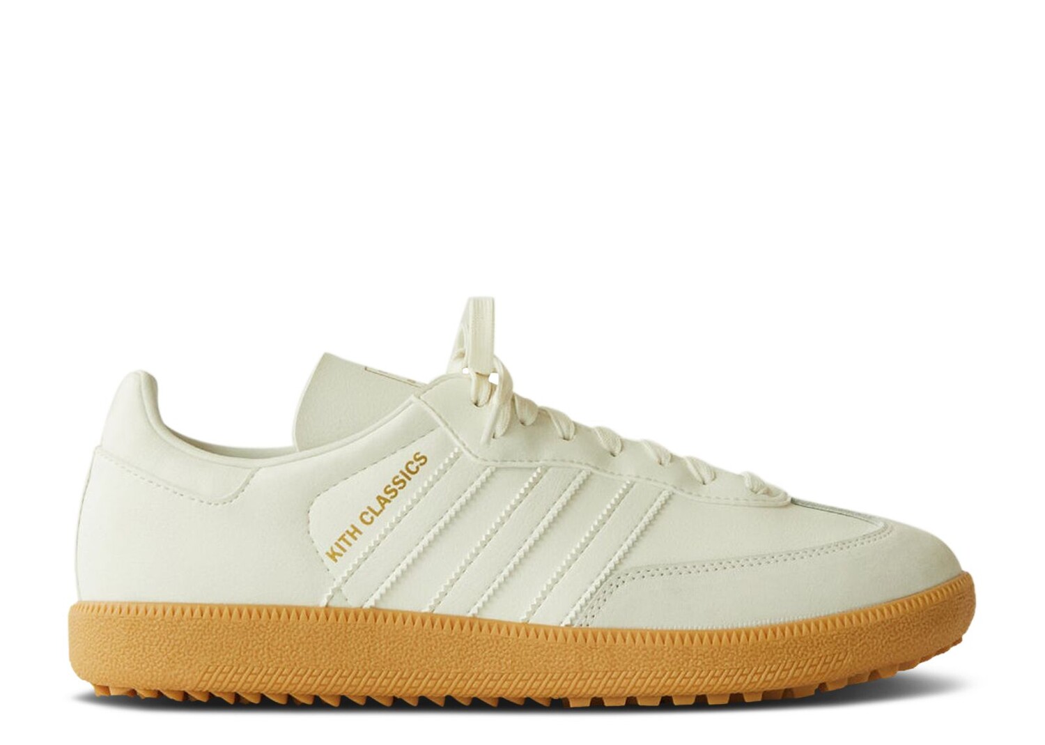 

Кроссовки adidas Kith X Samba Spikeless Golf 'White Gum', белый