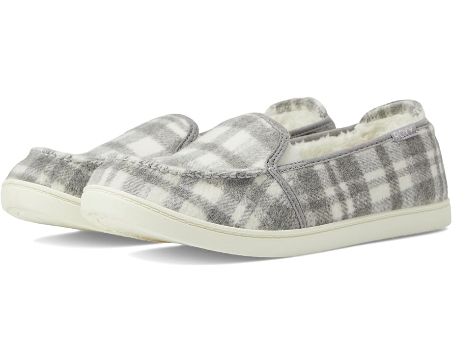 Домашняя обувь Roxy Minnow Fur, цвет Grey Plaid