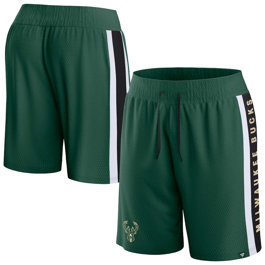 

Шорты Fanatics Branded Milwaukee Bucks, зеленый