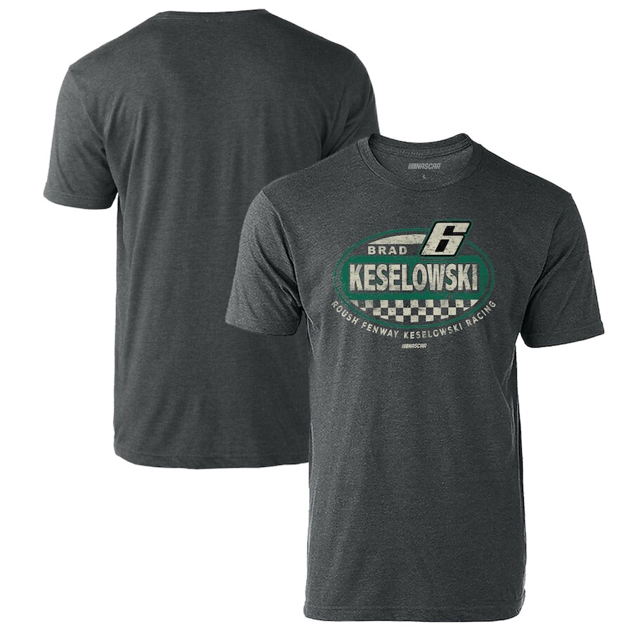 

Футболка с коротким рукавом Checkered Flag Brad Keselowski, угольный
