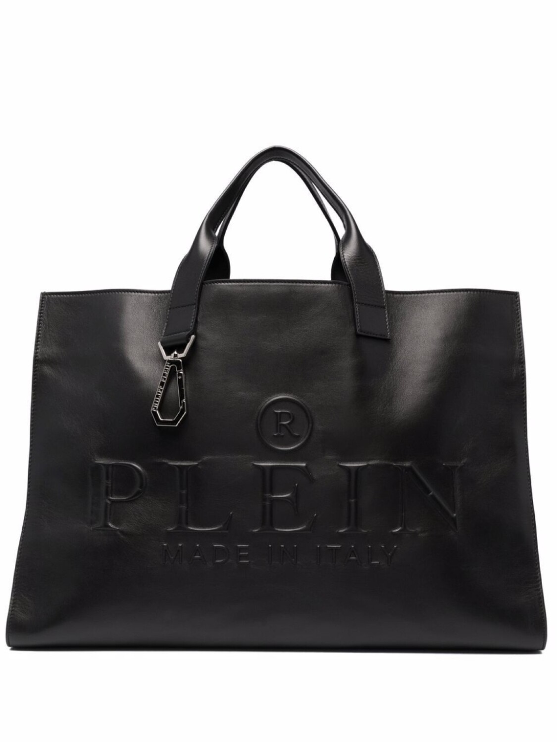 

Philipp Plein сумка-тоут с тисненым логотипом, черный