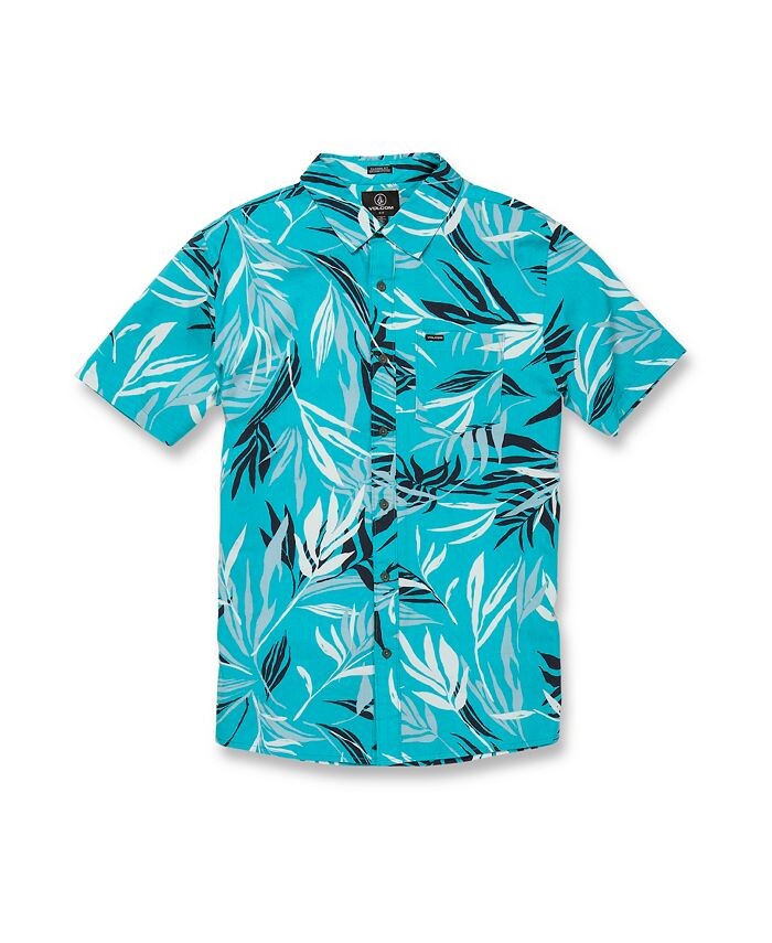 

Мужская рубашка с короткими рукавами Bleeding Leaf Volcom, синий