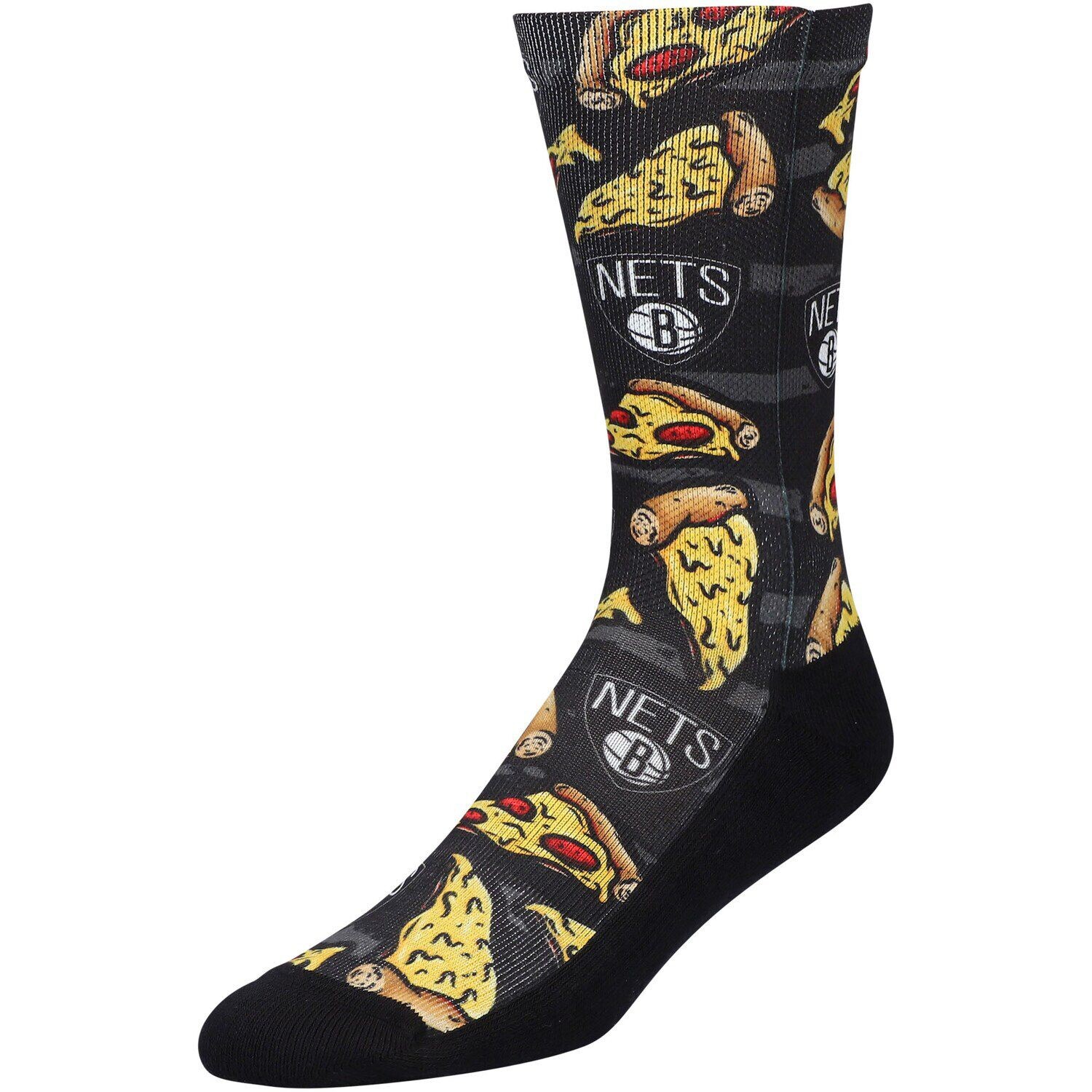 

Мужские носки Rock Em Носки Brooklyn Nets New York Style Pizza Crew