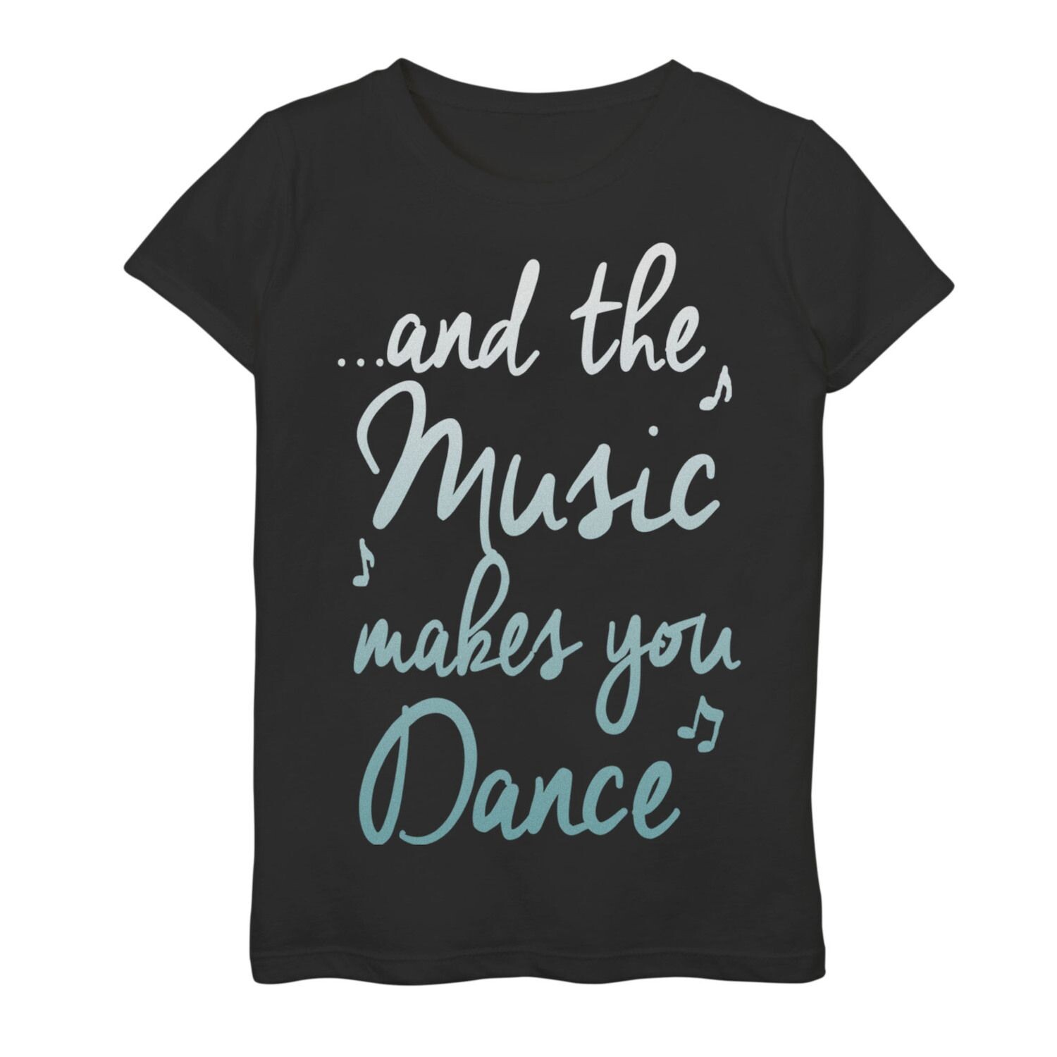 

Футболка с логотипом Music MakesYou Dance для девочек 7–16 лет Licensed Character