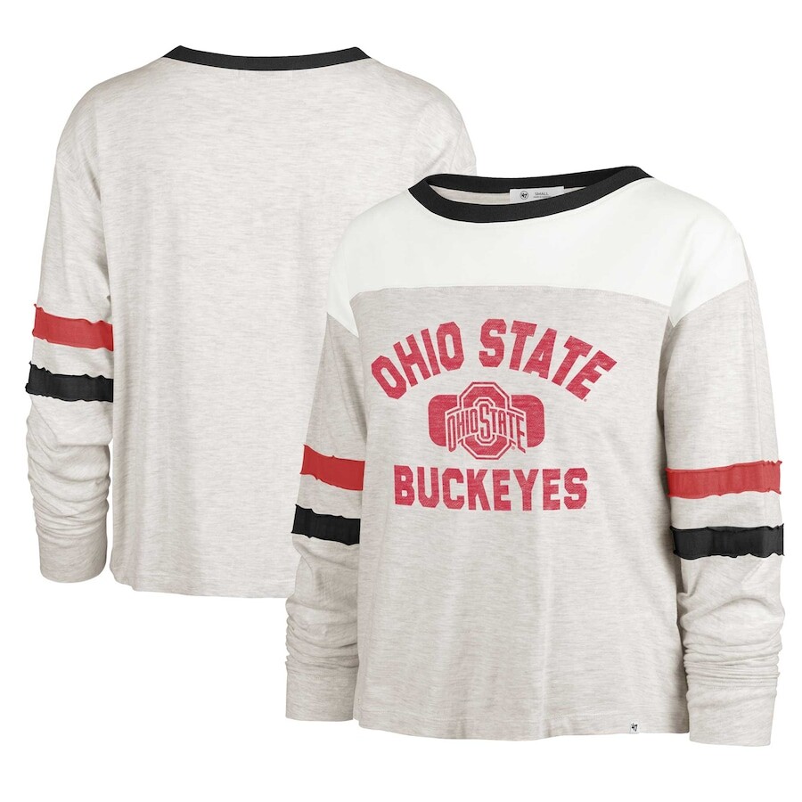 

Футболка с длинным рукавом 47 Ohio State Buckeyes, серый