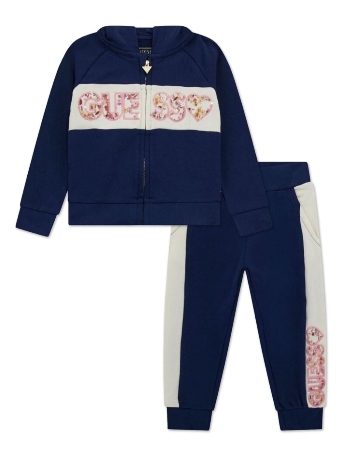 

Guess kids спортивный костюм с вышитым логотипом, синий