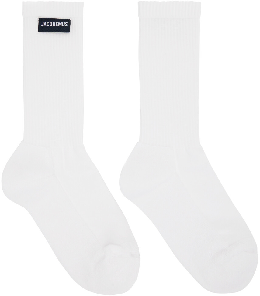 

Белые носки Le Papier Les Chaussettes и LEnvers Jacquemus
