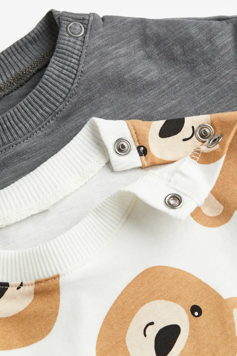 

Упаковка из 2 футболок H&M, белый