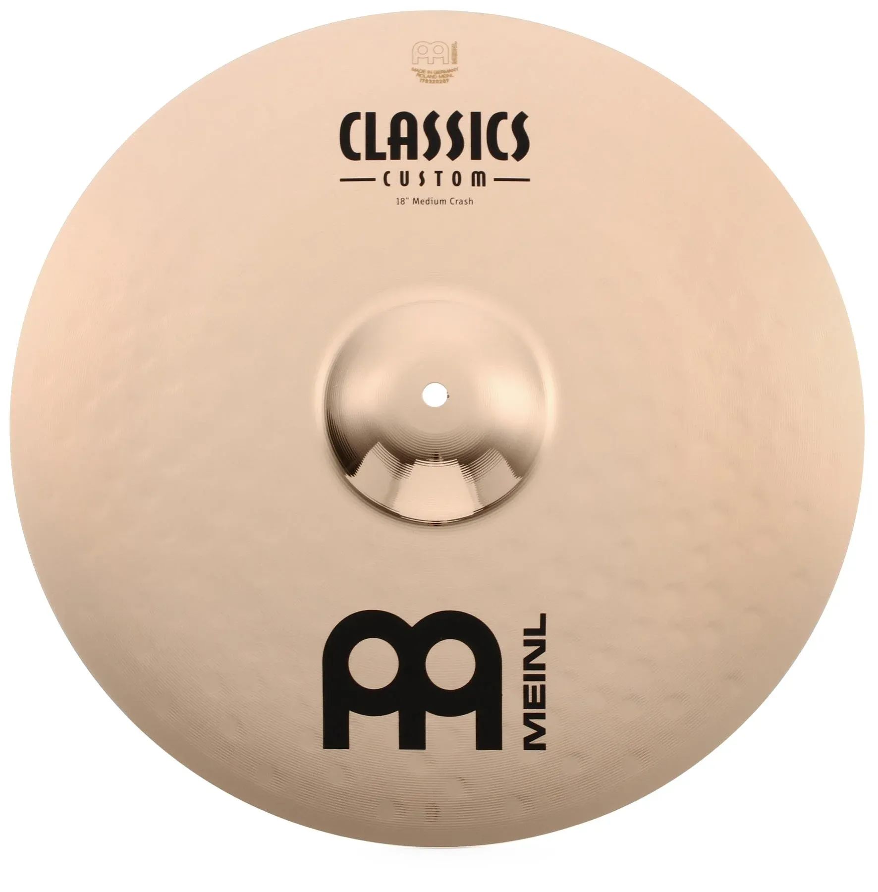 

Тарелки Meinl 18 дюймов Classics Custom Medium Crash Cymbal