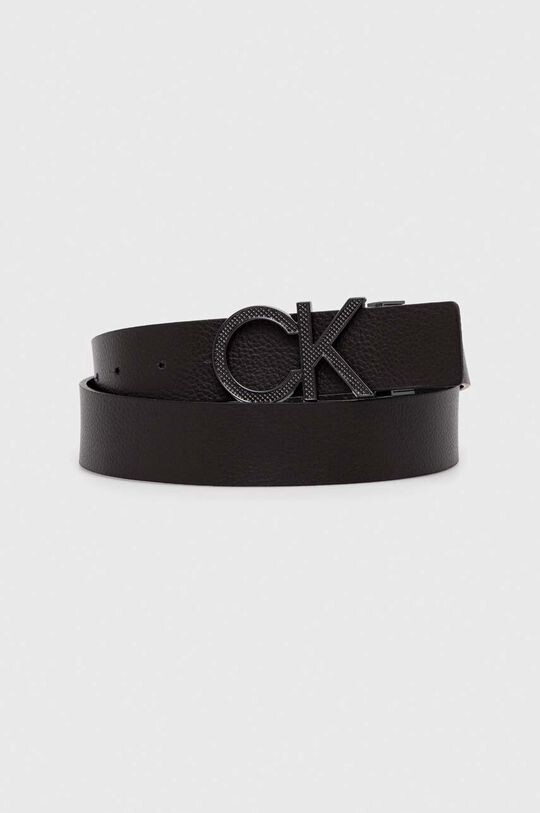 

Двусторонний кожаный ремень Calvin Klein, черный