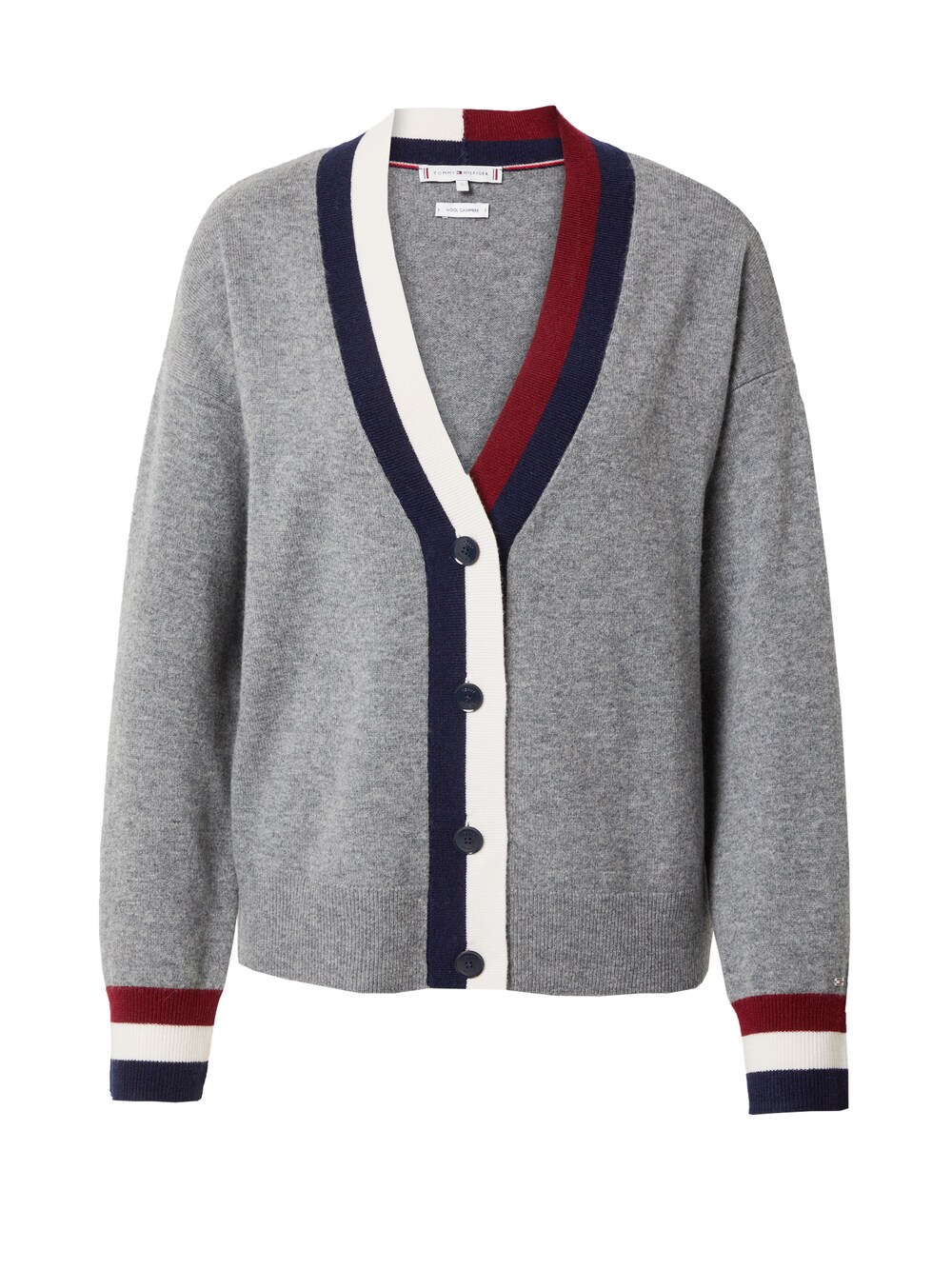 

Вязаный кардиган TOMMY HILFIGER, пестрый серый