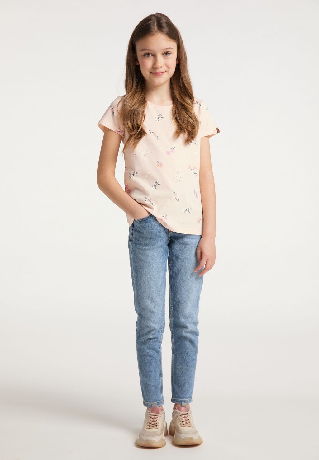 

Футболка с принтом VIOLKA FLOWERS Ragwear, цвет light pink