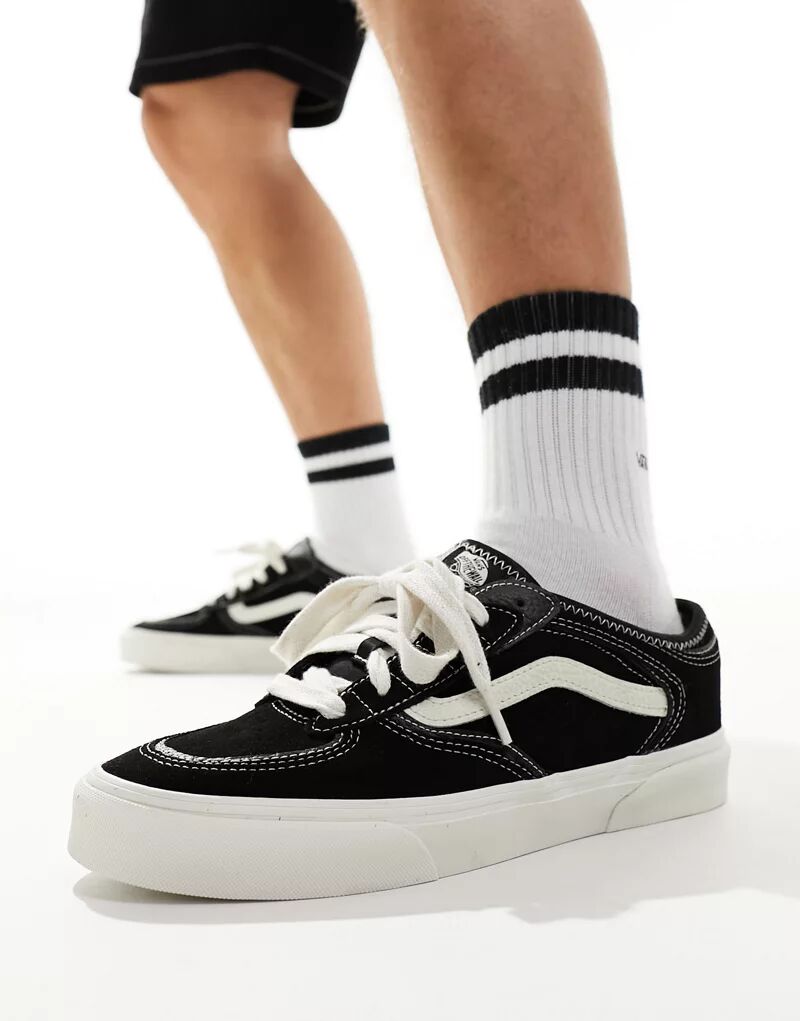 Черно-белые кроссовки Vans Rowley Classic кроссовки rowley classic vans белый