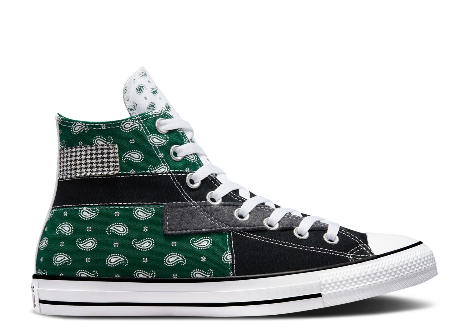 

Кроссовки Converse Chuck Taylor All Star High 'Hacked Patterns - Paisley', зеленый